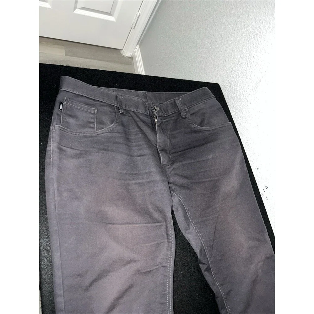 Vans Authentic Chino Skate Dressy Casual Faded Black 38x29 Cotton Pants